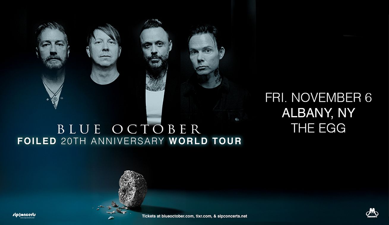 Blue October: The Foiled 20th Anniversary World Tour Tickets at The Egg ...