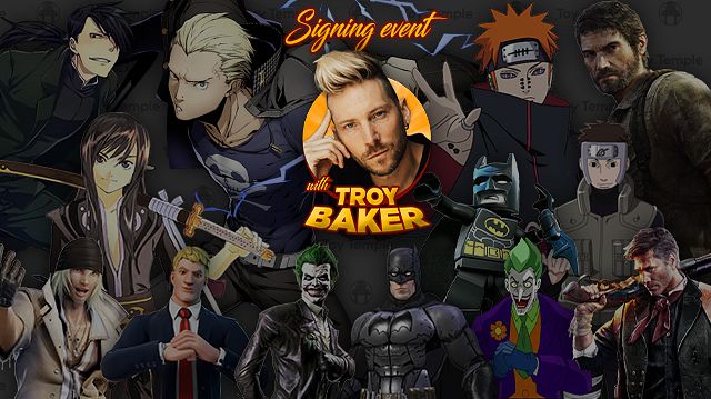 Signing Event with Troy Baker Tickets at Toy Temple Headquarters in Tempe  by Toy Temple