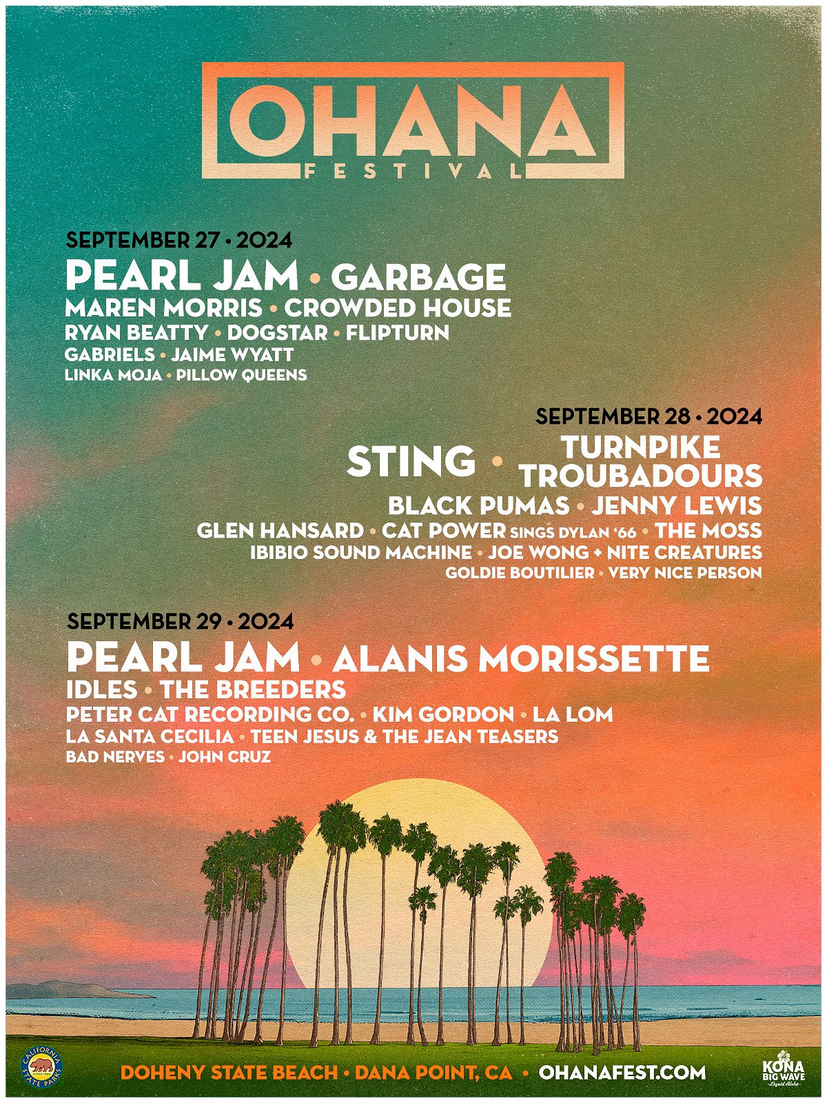 Ohana Festival 2024 Charging Locker Rentals Tickets at Doheny State