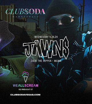 WAS: Club Soda: JAWNS Tickets at We All Scream in Las Vegas by Corner ...