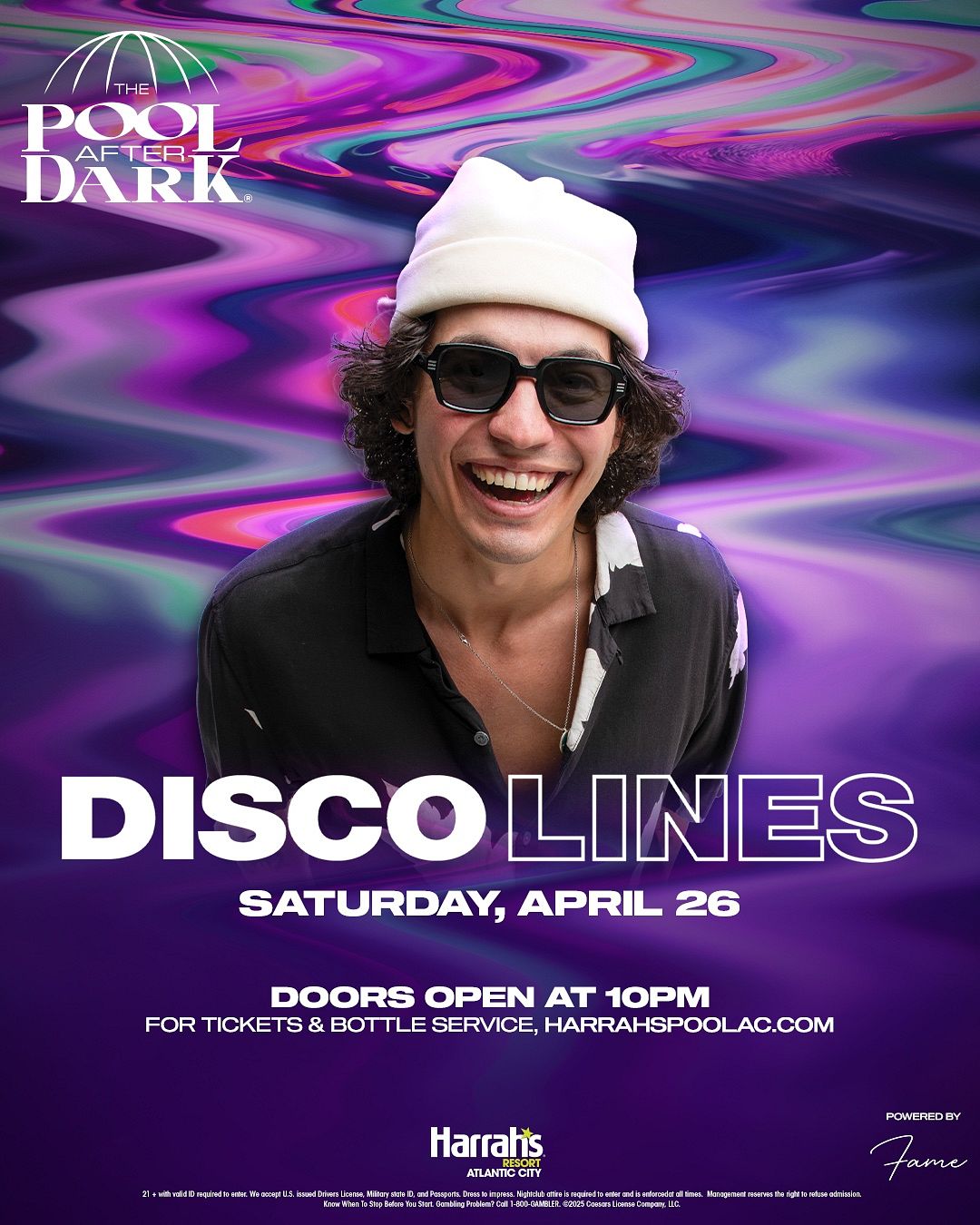 DISCO LINES at The Pool After Dark Saturday, April 26, 2025