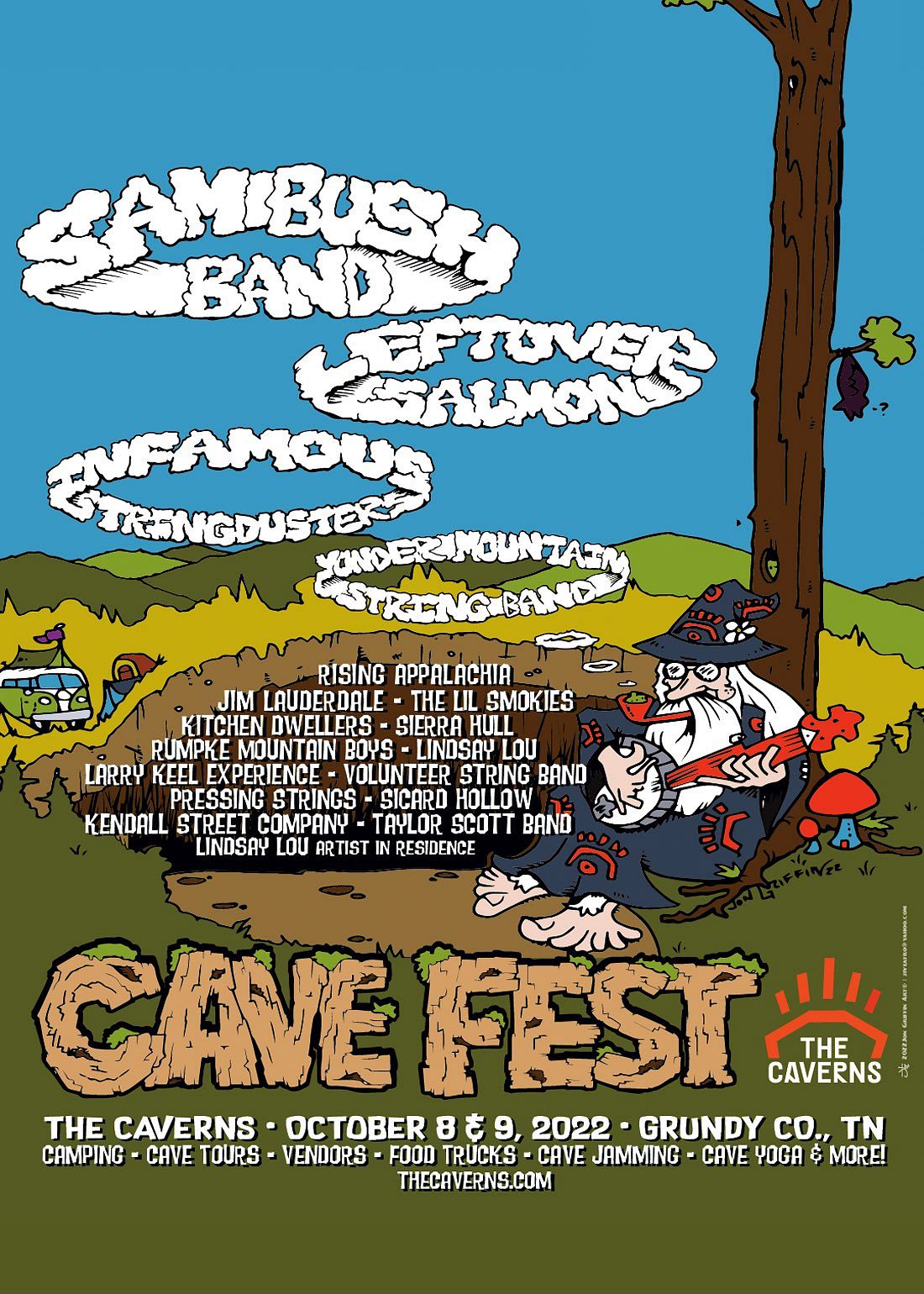 CaveFest at The Caverns Tickets at The Caverns Amphitheater in Pelham