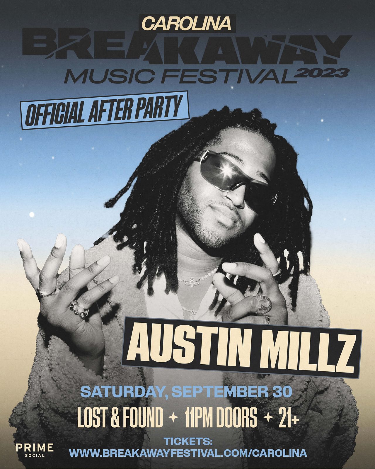 Breakaway Carolina After Party Austin Millz Tickets at Lost & Found in