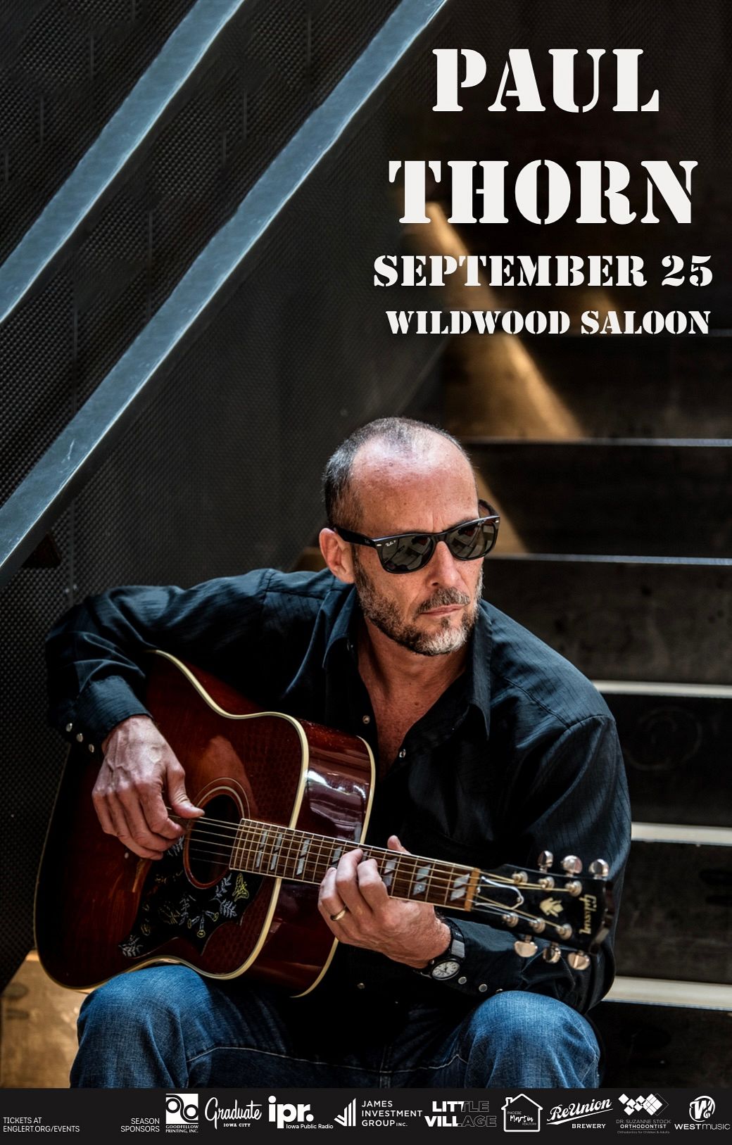 Paul Thorn at Wildwood Tickets at Wildwood in Iowa City by Wildwood | Tixr