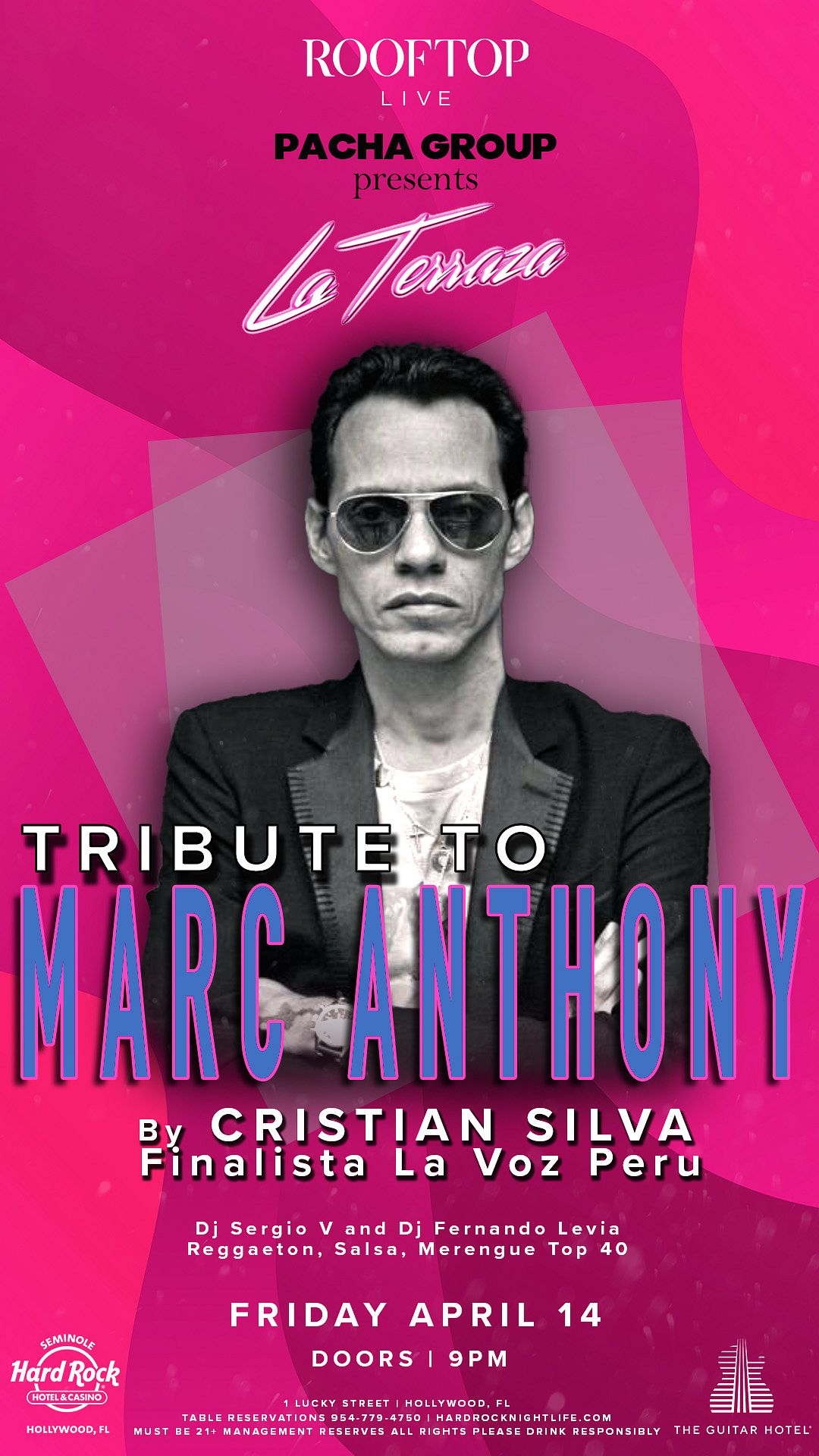 TRIBUTE TO MARC ANTHONY | Rooftop Live Tickets at Rooftop Live in ...