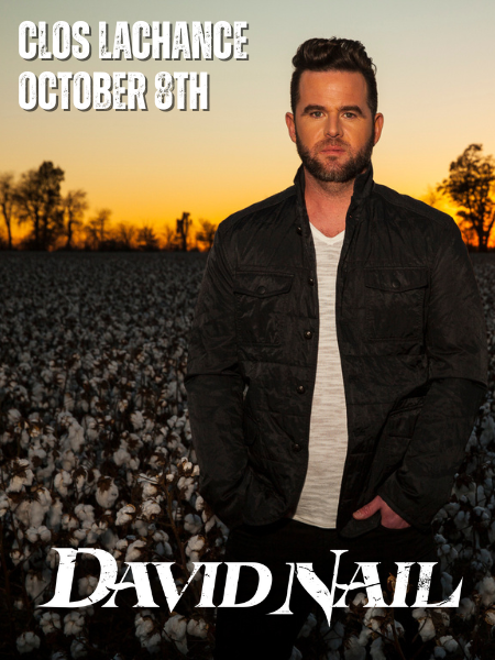 KRTY.com Presents David Nail Tickets at Clos LaChance Winery in