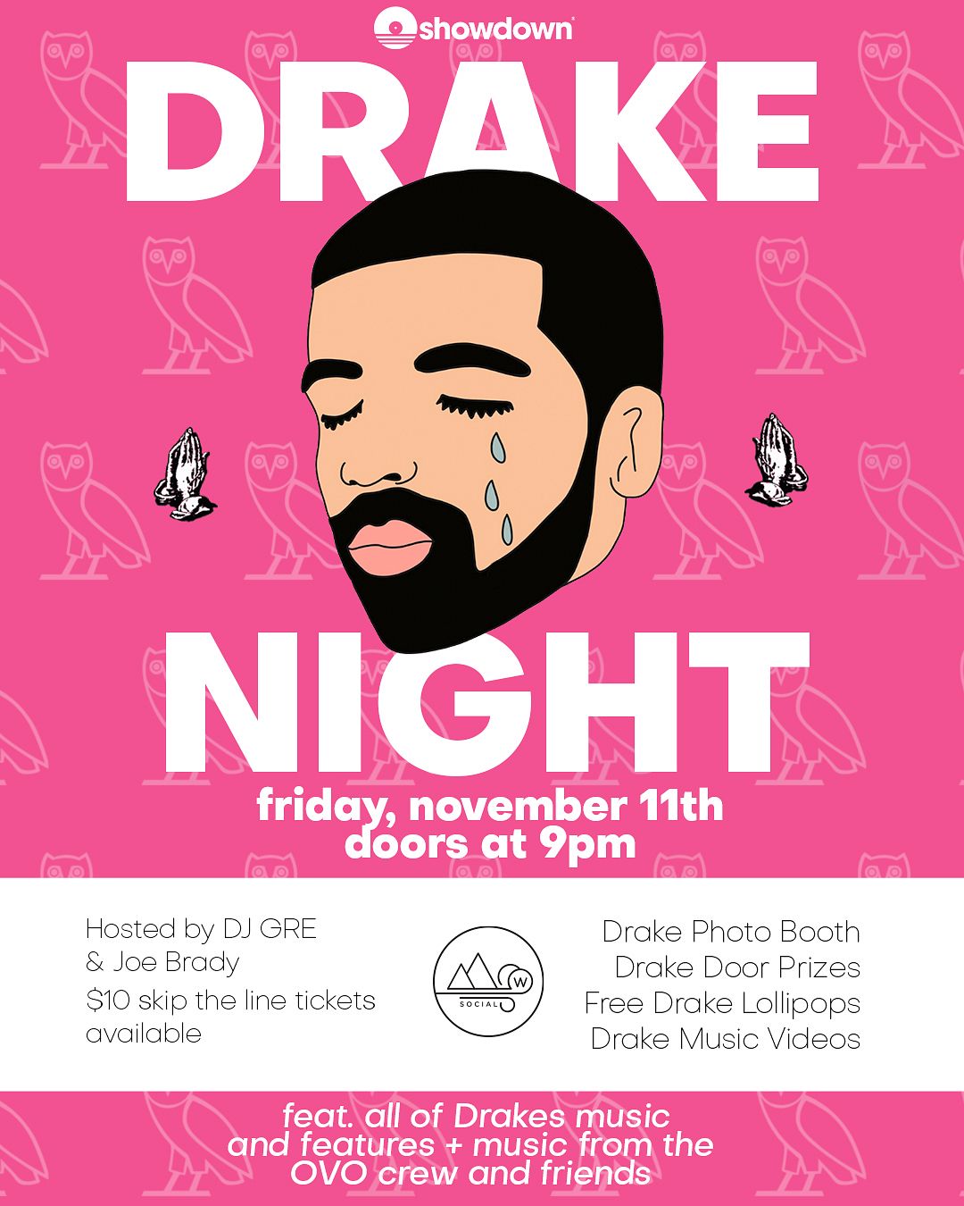 Drake Night Tickets at Williwaw in Anchorage by Showdown Alaska Tixr