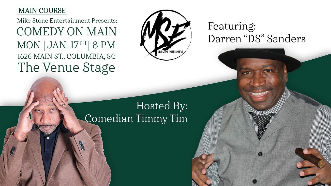 Comedy on Main Tickets at The Venue Main Course in Columbia by Main