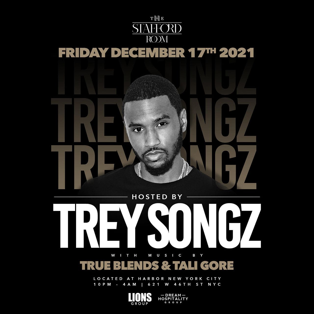 TREY SONGZ THE STAFFORD ROOM Tickets at Stafford Room in Manhattan by