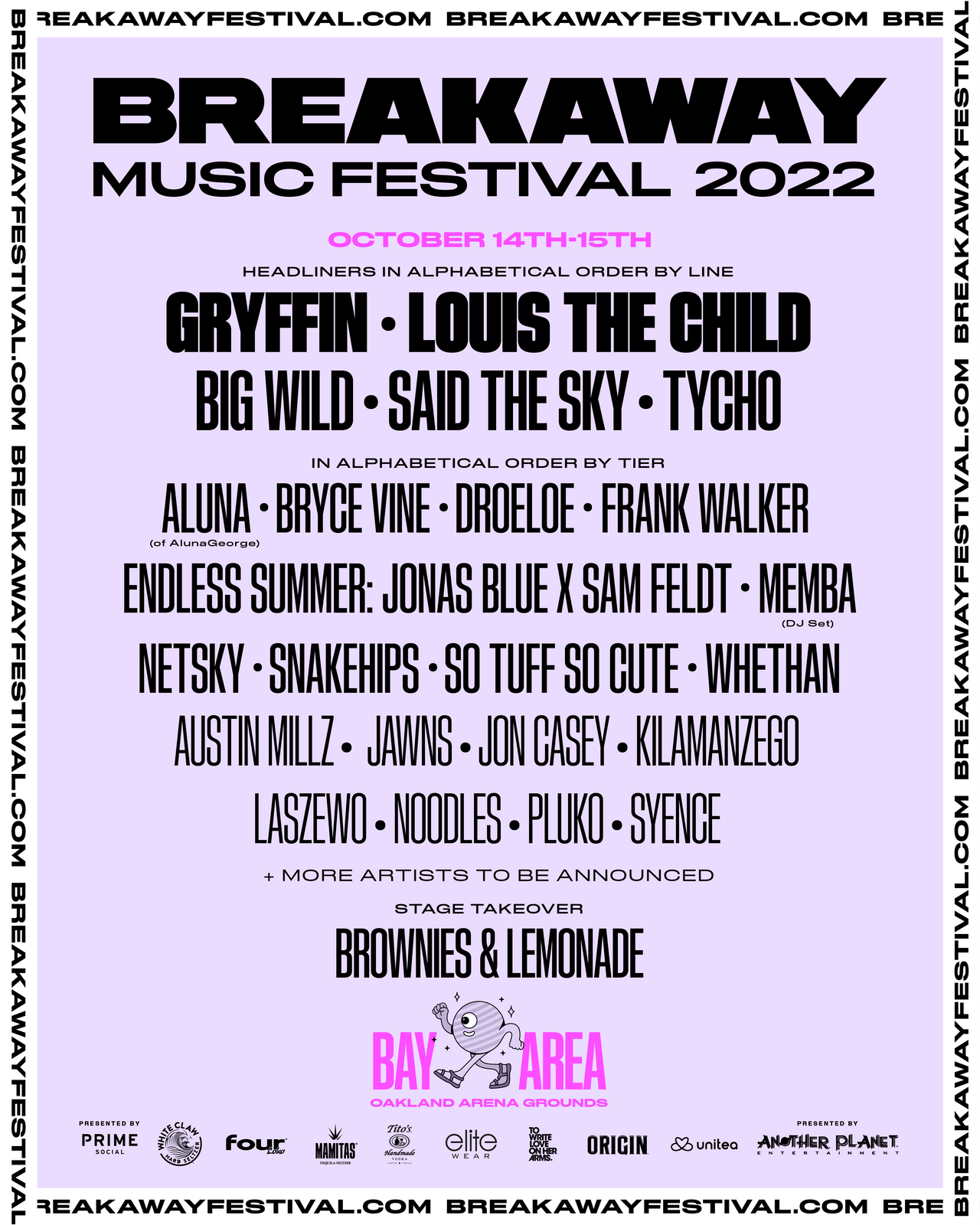 Breakaway Music Festival Bay Area 2022 Tickets at Oakland Arena