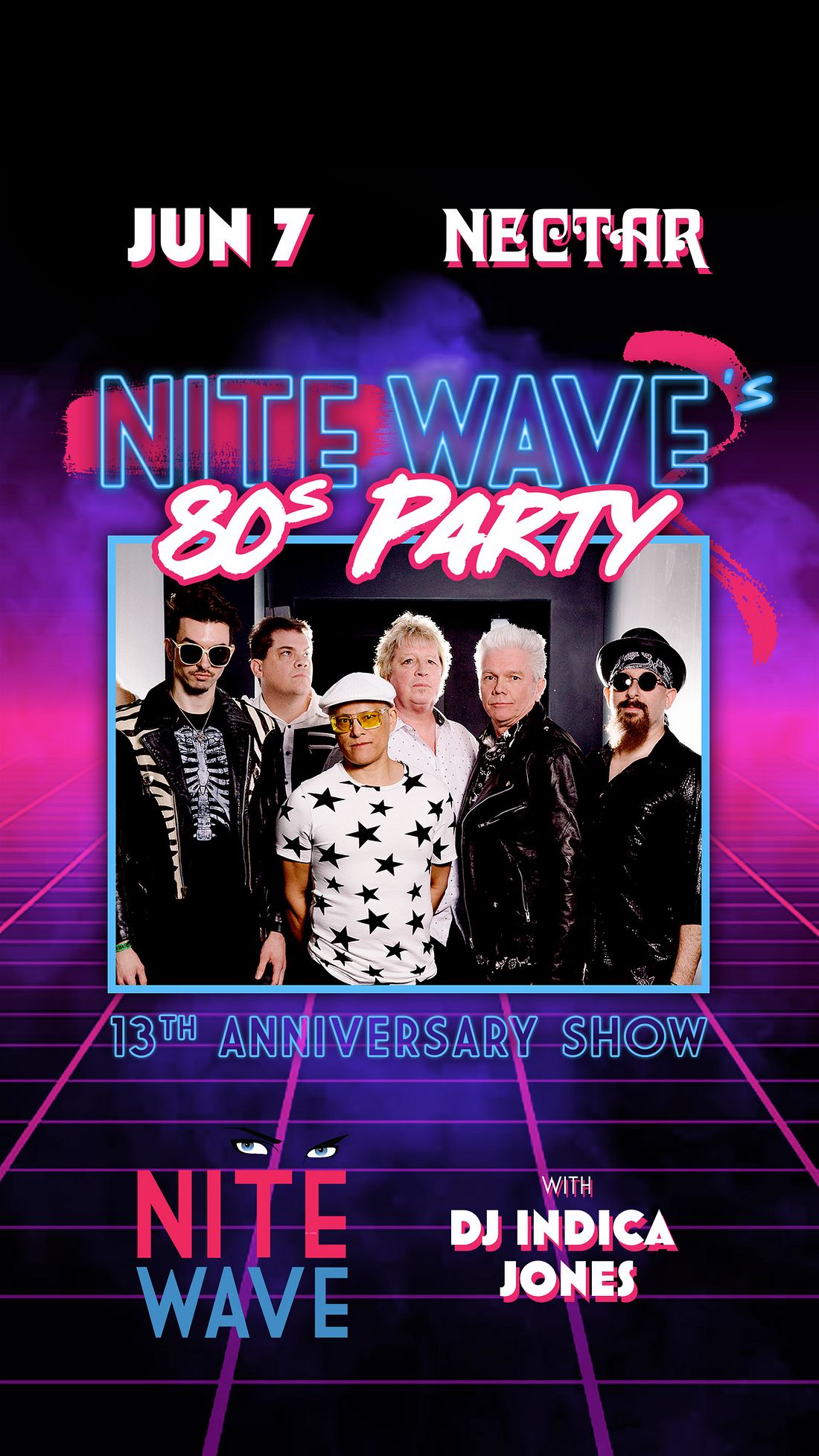 Nite Waves 80s Party 13th Anniversary Show Featuring Nite Wave 80s