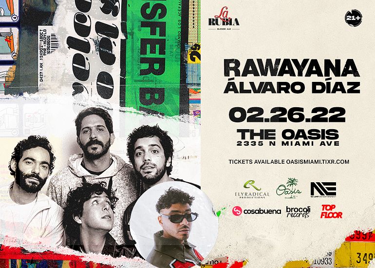 RAWAYANA LIVE IN CONCERT Tickets at Oasis Wynwood in Miami by Oasis