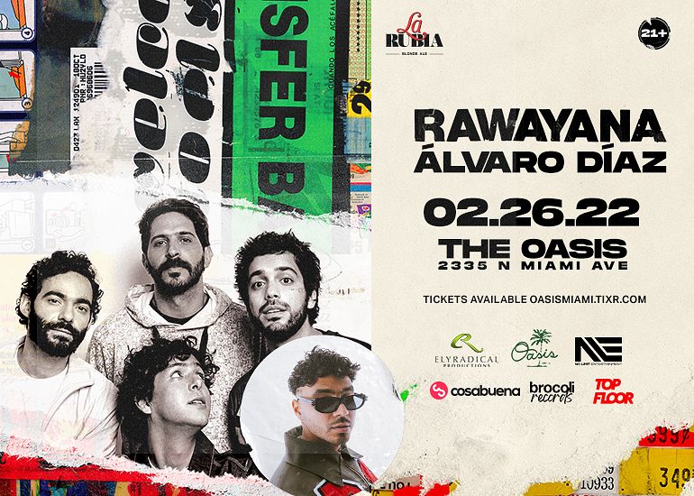 RAWAYANA LIVE IN CONCERT Tickets At Oasis Wynwood In Miami By Oasis 