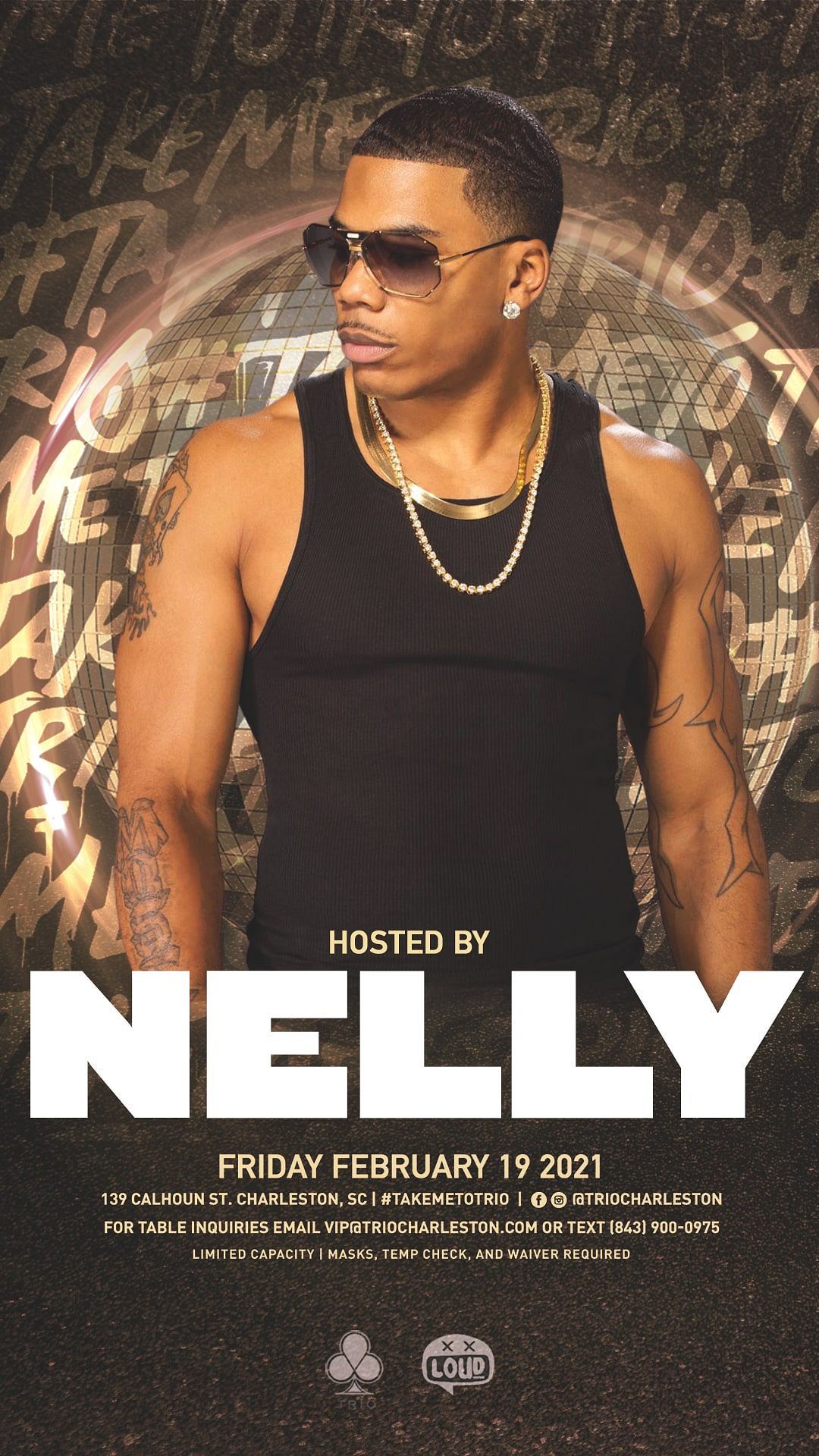 Nelly Tickets at Trio in Charleston by Loud Crowd Charleston Tixr