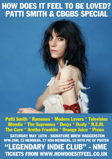 Patti Smith and CBGBs Special at How Does It Feel To Be Loved