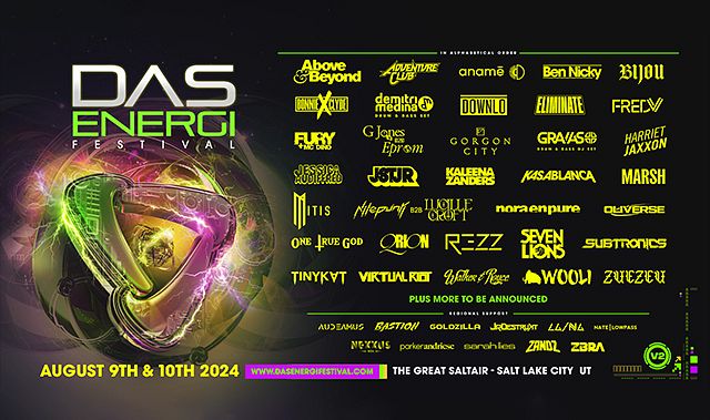 Das Energi 2024 - Payment Plans Tickets at The Great Saltair in Magna ...