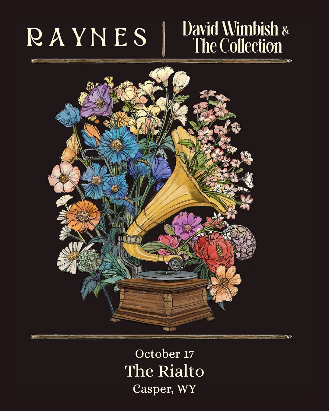 Raynes and David Wimbish & The Collection event poster