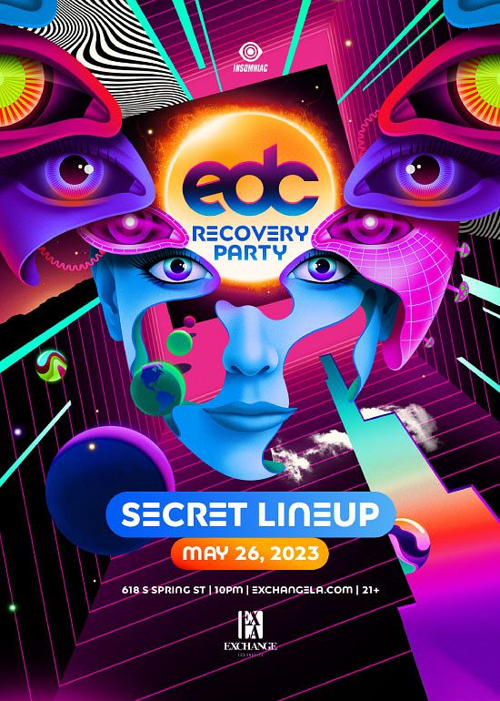 Edc Recovery Party: Secret Lineup Tickets At Exchange La In Los Angeles 