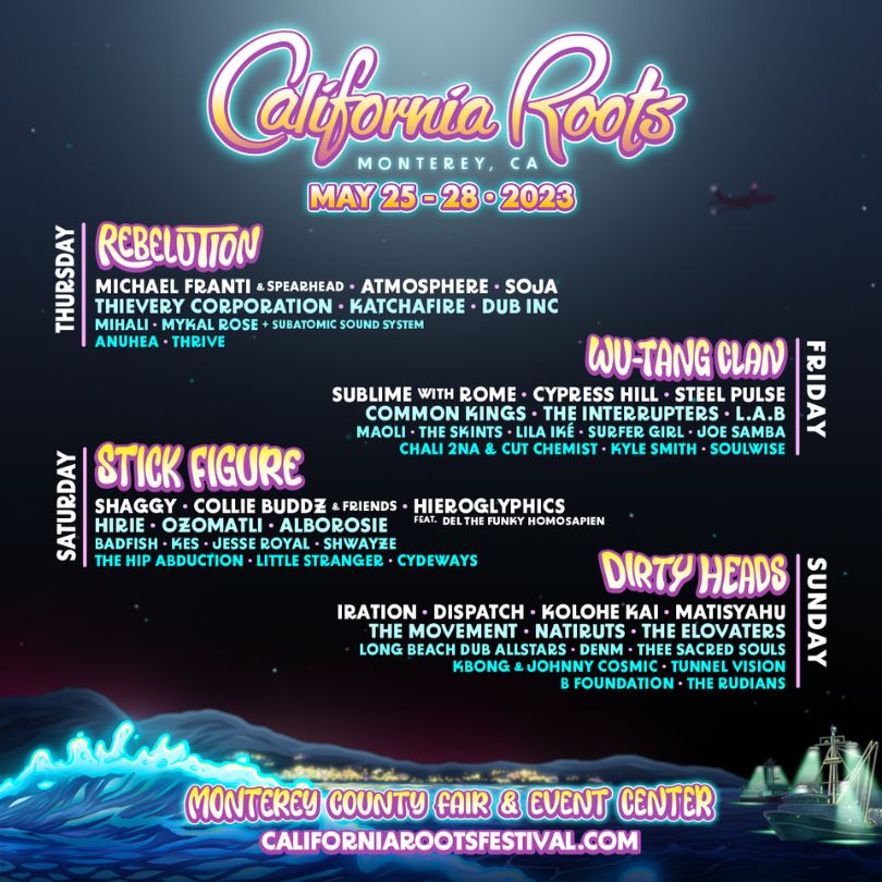 California Roots Music and Arts Festival 2023 Tickets at Monterey