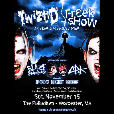 Twiztid - Freek Show 25 Year Anniversary Tour Tickets at The