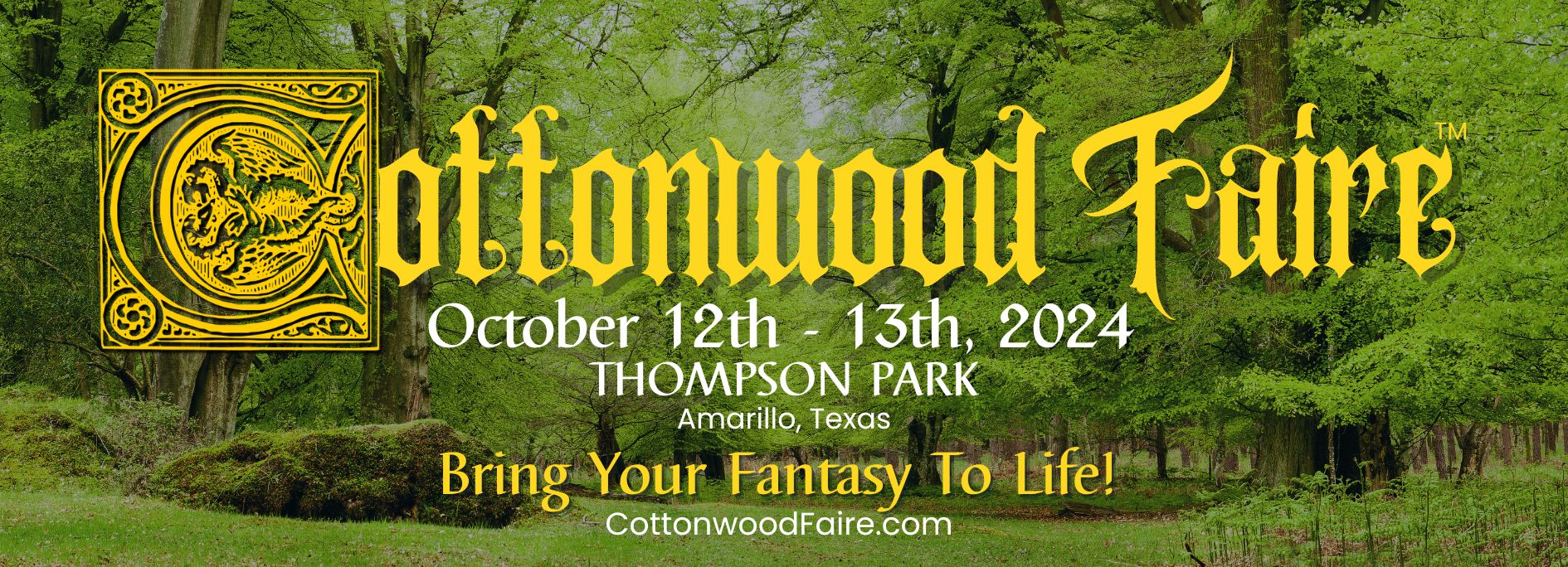 Cottonwood Faire 2024 Tickets at Thompson Memorial Park in Amarillo by Fandom Events Tixr