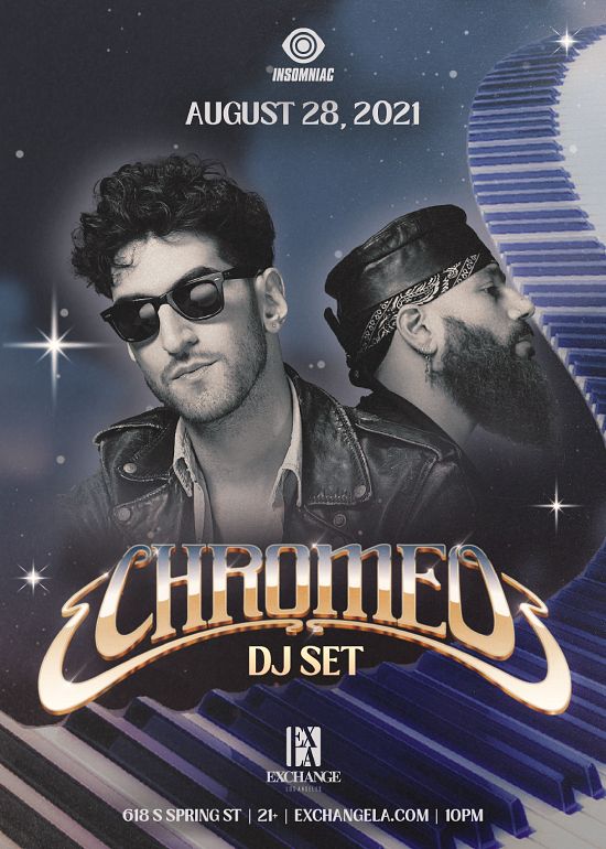 Chromeo (DJ Set) Tickets at Exchange LA in Los Angeles by Exchange LA
