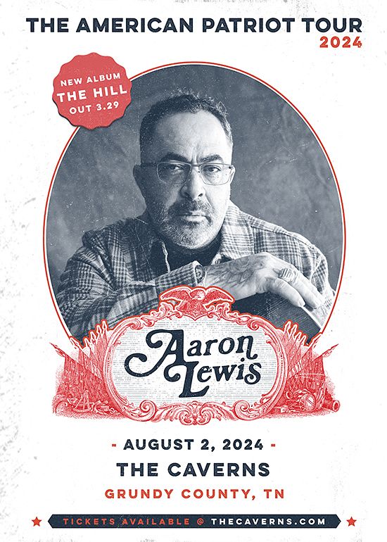 Aaron Lewis in The Caverns Tickets at The Caverns in Pelham by The