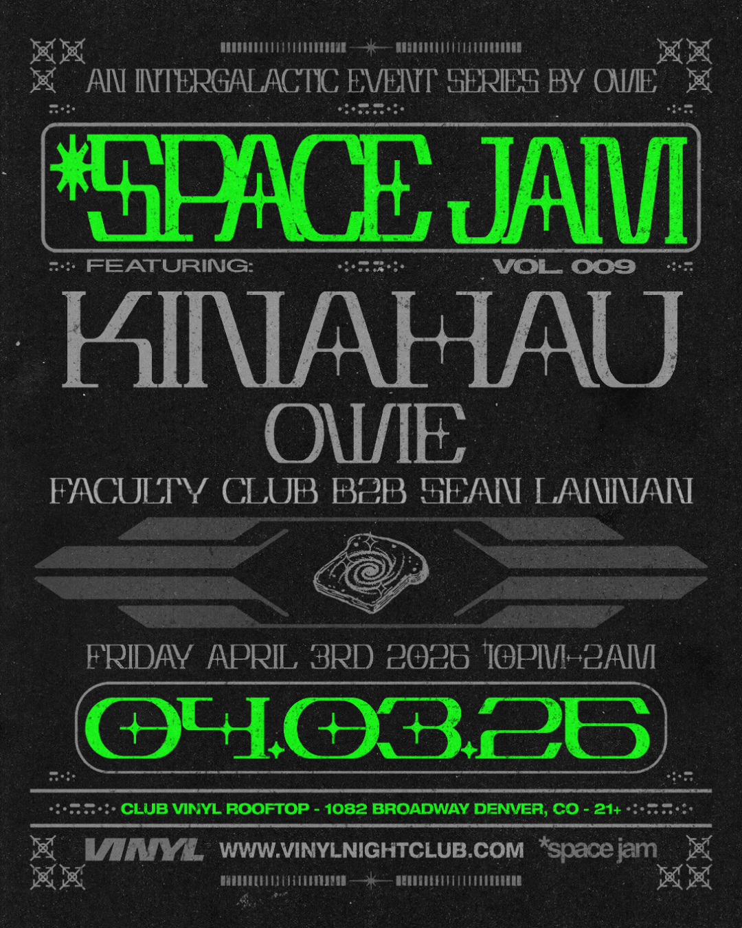 Space Jam presents KinAhau Tickets at Club Vinyl in Denver by Club