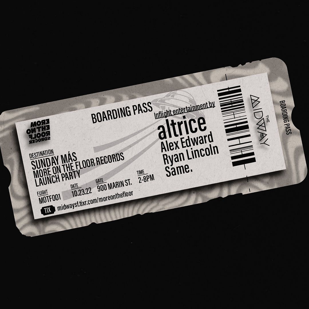 Sunday Más More on the Floor Records Launch Party Tickets at The