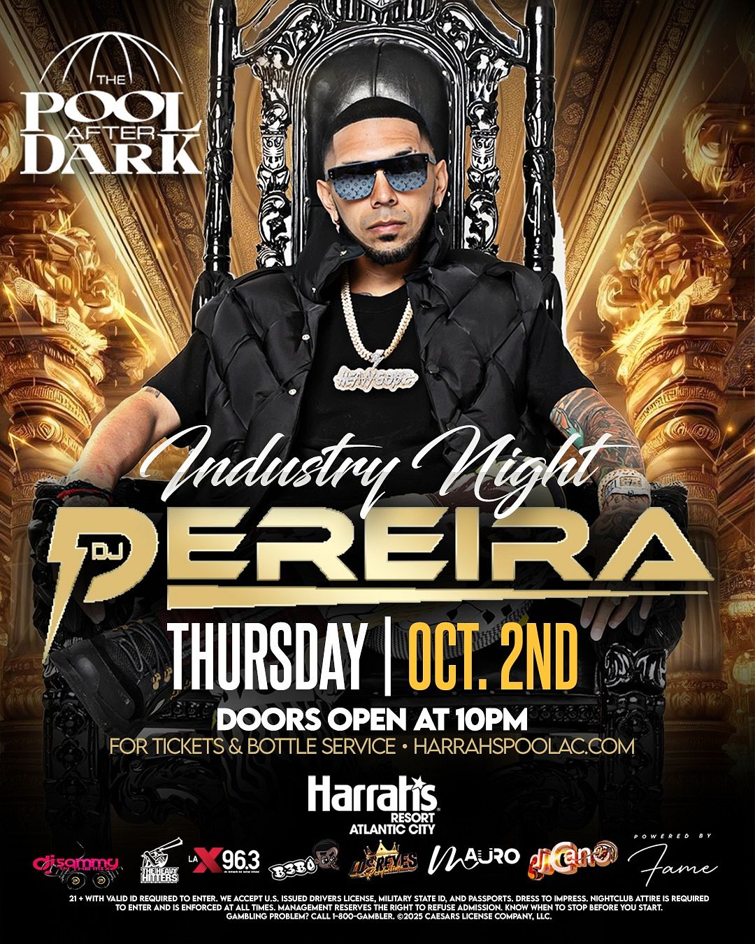 Industry Latin Night featuring PEREIRA at The Pool After Dark Thursday, October 2, 2025
