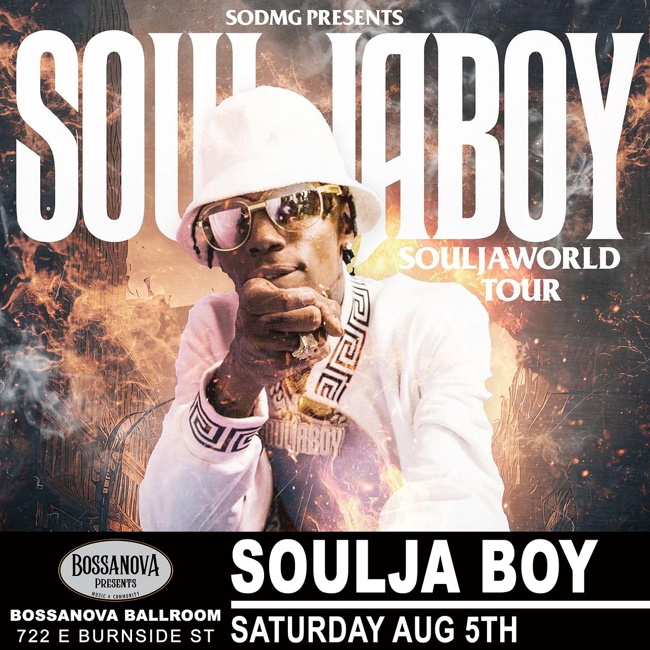 SOULJA BOY // SOULJAWORLD TOUR PORTLAND Tickets at Bossanova Ballroom