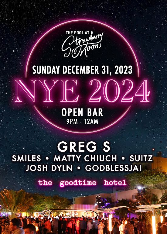 NYE 2024 Sunday, December 31st Tickets at Strawberry Moon in Miami