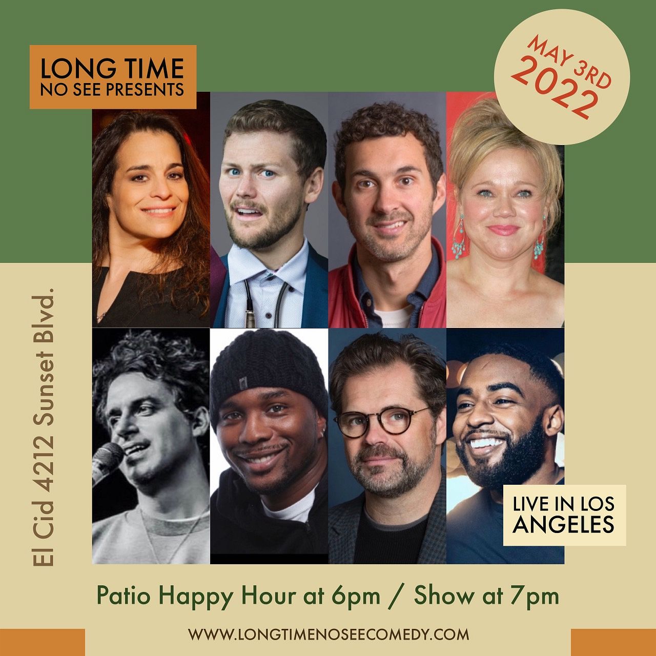 Live StandUp Comedy Tickets at El Cid in Los Angeles by Long Time No