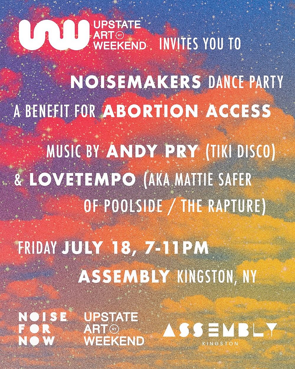 NOISEMAKERS Dance Party Tickets at Assembly in Kingston by Assembly | Tixr