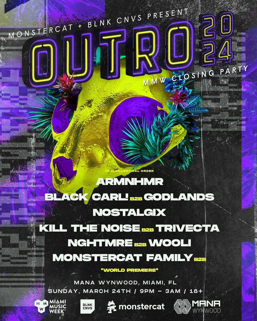 OUTRO Tickets at Mana Wynwood in Miami by BLNK CNVS | Tixr