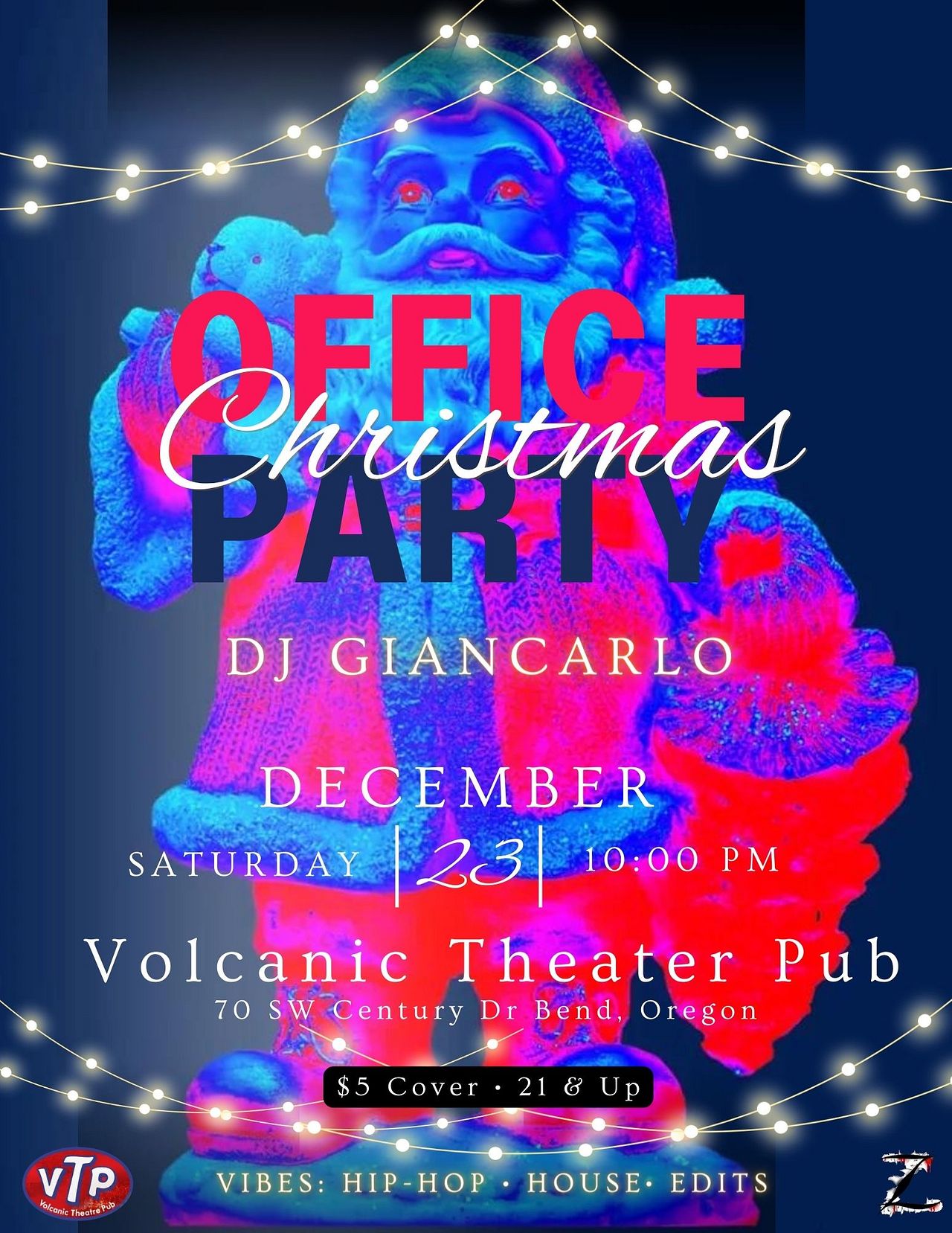 Office Christmas Party Hosted By Giancarlo Tickets at Volcanic Theater