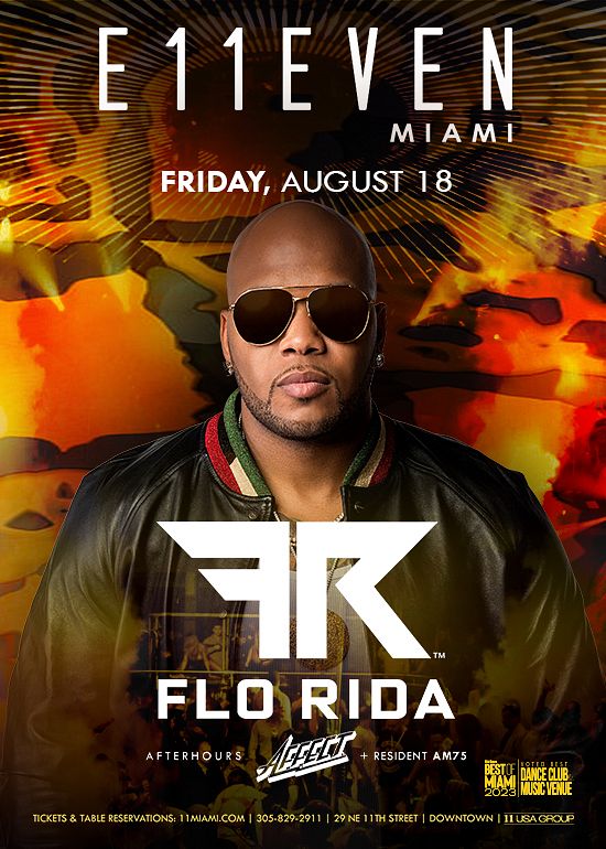 FLO RIDA Tickets at E11EVEN Miami in Miami by 11 Miami Tixr