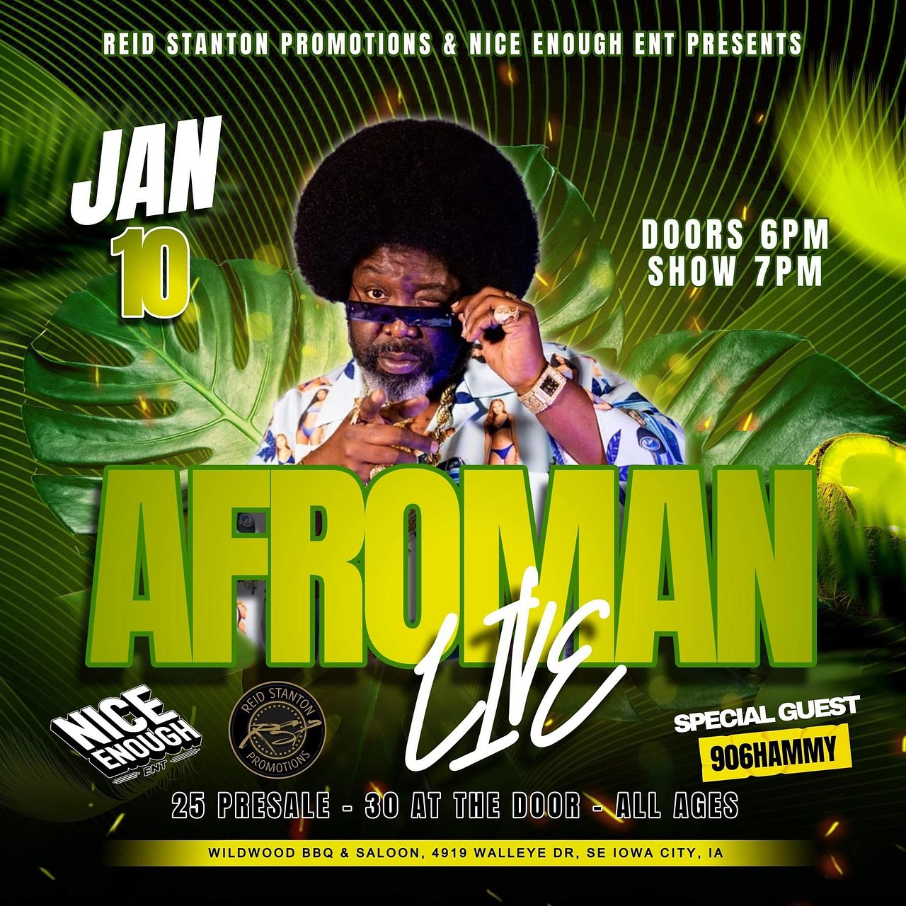 Afroman at Wildwood! Tickets at Wildwood in Iowa City by Wildwood Tixr