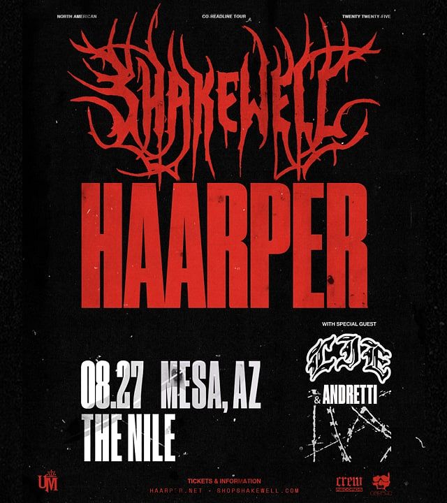 Shakewell Rapper SHAKEWELL / HAARPER Tickets at Nile Theater in Mesa by .Relentless ...