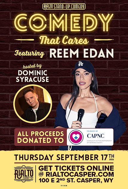 Comedy That Cares - Featuring: Reem Edan, Dom Syracuse event poster