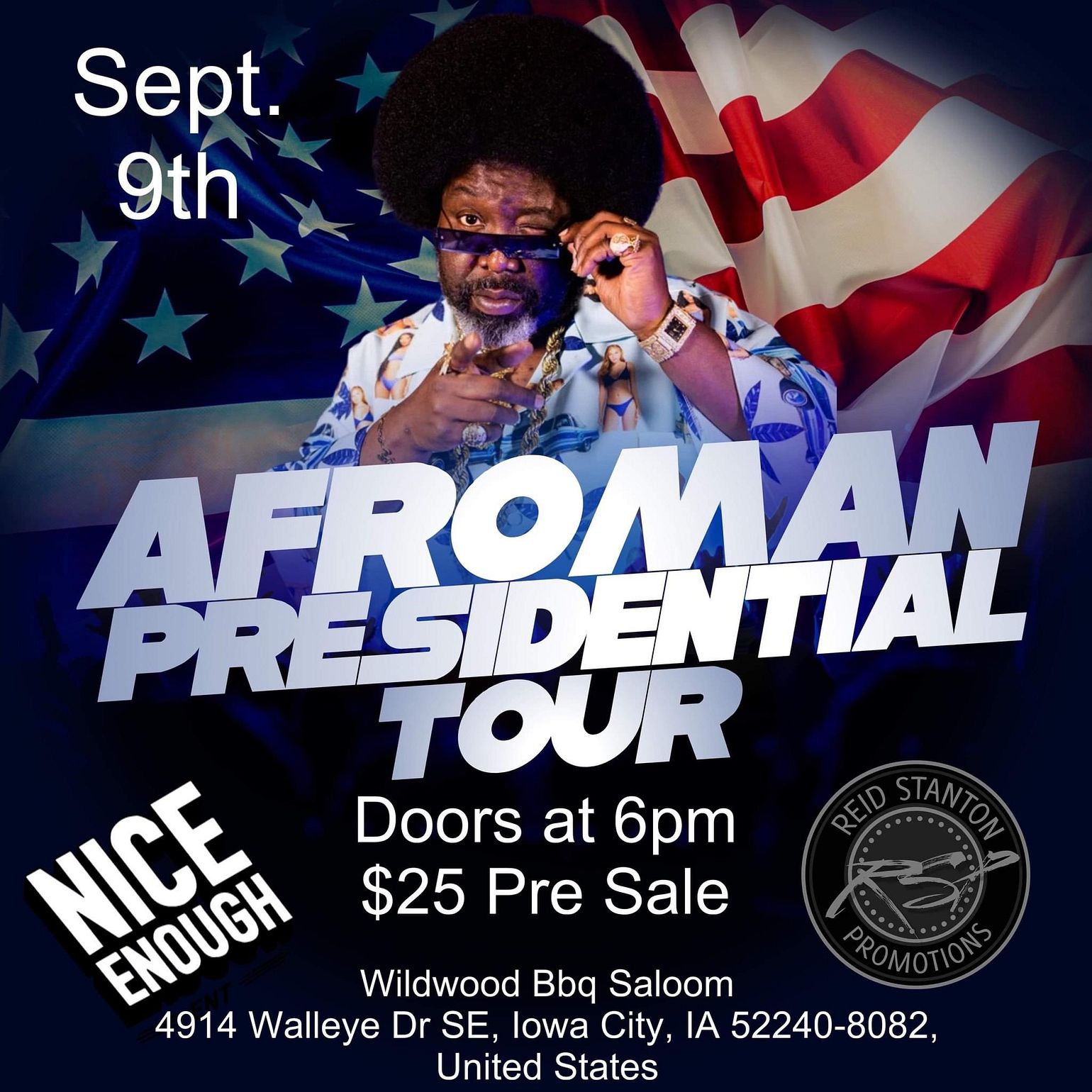 Afroman Tour CANCELED Tickets at Wildwood in Iowa City by Wildwood Tixr