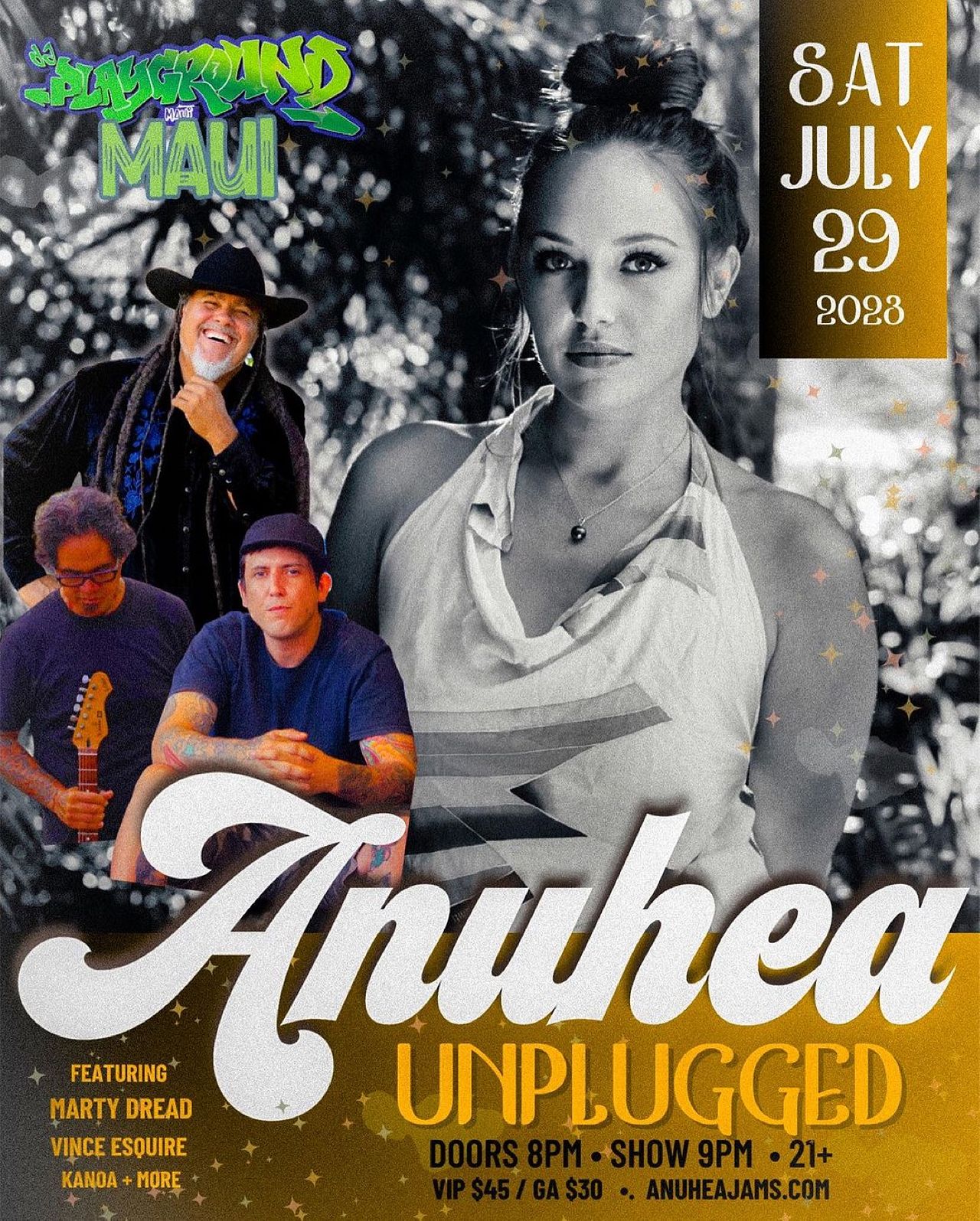 ANUHEA Unplugged Tickets at da Playground Maui in Wailuku by Da