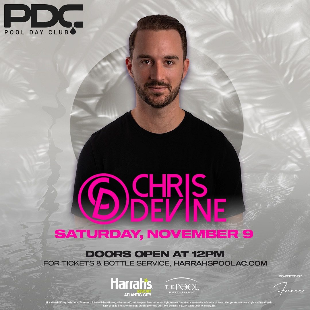 CHRIS DEVINE at The Pool at Harrah's Resort Atlantic City Saturday, November 9, 2024