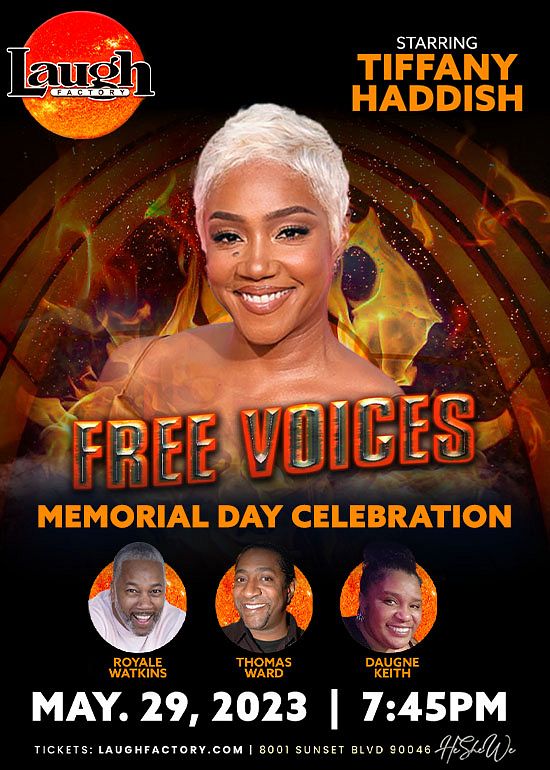 Free Voices with Tiffany Haddish Tickets at Laugh Factory Hollywood in