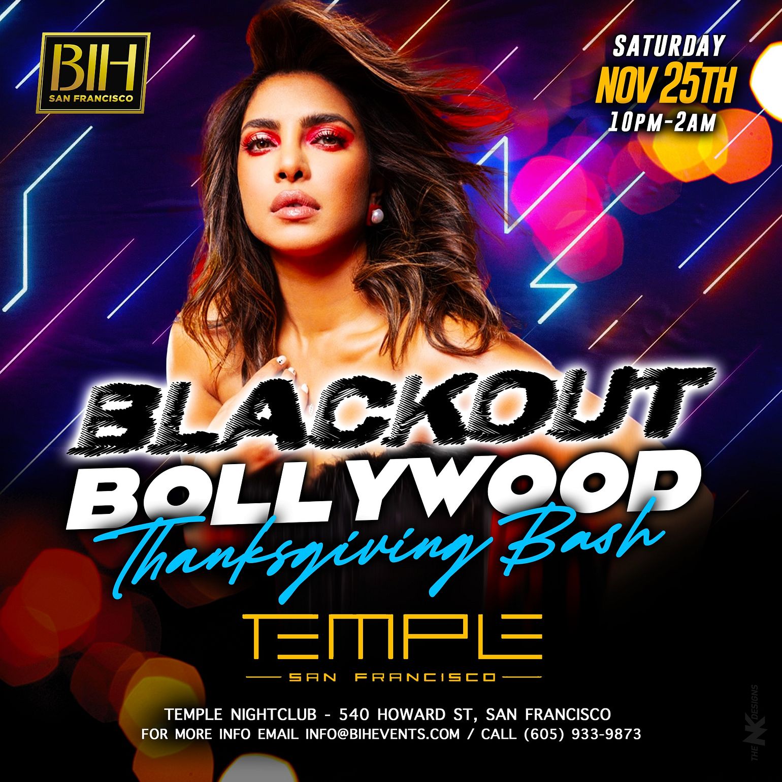 Bollywood Night Tickets at Temple in SF by Temple