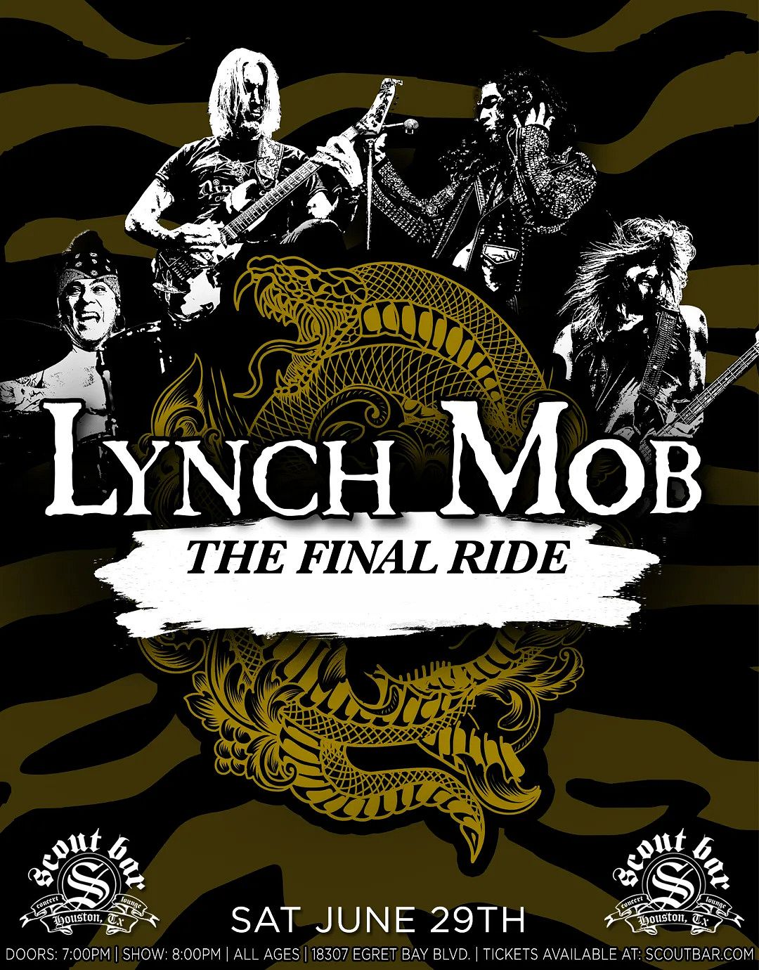 LYNCH MOB: THE FINAL RIDE (Houston) Tickets at Scout Bar in Houston by ...