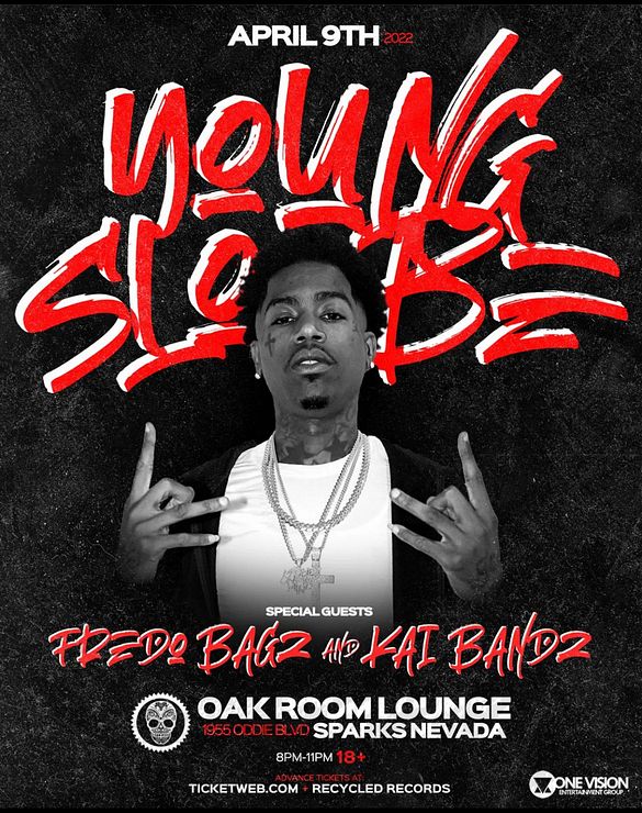 Young Slo-Be Tickets at Oak Room Lounge in Sparks by Oakroom Lounge