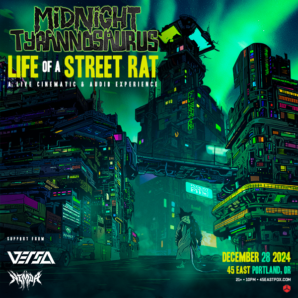 MIDNIGHT TYRANNOSAURUS + VERSA + NIMDA Tickets at 45 East in