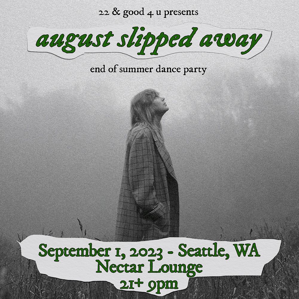 august Slipped Away End Of Summer Dance ParTAY Tickets At Nectar august-slipped-away-end-of-summer-dance-partay-tickets-at-nectar