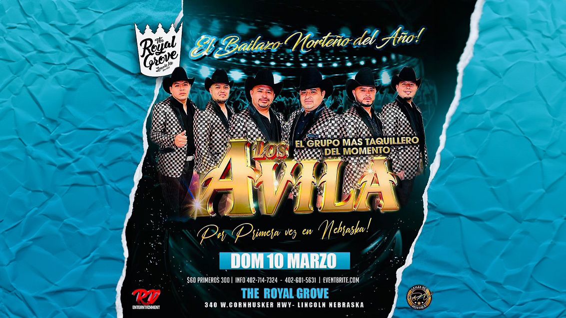 LOS AVILA Tickets at The Royal Grove in Lincoln by The Royal Grove Tixr